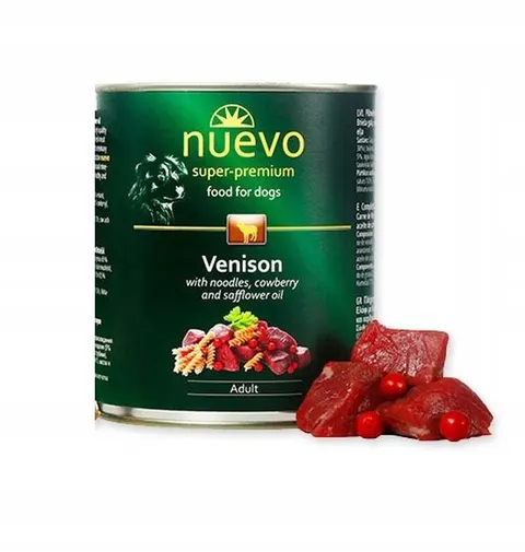 Nuevo Dziczyzna 800G Karma Mokra Dla Psa