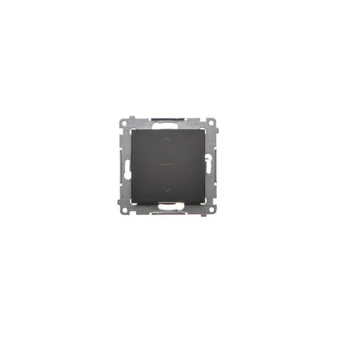 SIMON 54 Łącznik krzyżowy 10A 250V, moduł, szybkozłącza, czarny; DW7.01/49 KONTAKT-SIMON