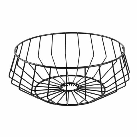 Koszyk Na Owoce Loft Czarny 25x10,5cm W7702