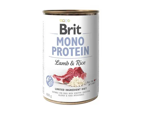 Brit Mono Protein Lamb&Rice (Jagnięcina&Ryż) 400g Karma Mokra Dla Psa