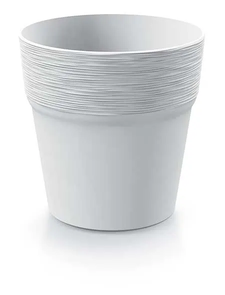 Doniczka Furu Round biała DFA175 17,8cm Prosperplast
