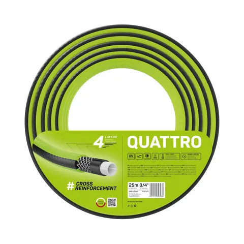 Wąż Ogrodowy Cellfast Quattro 3/4" 25m
