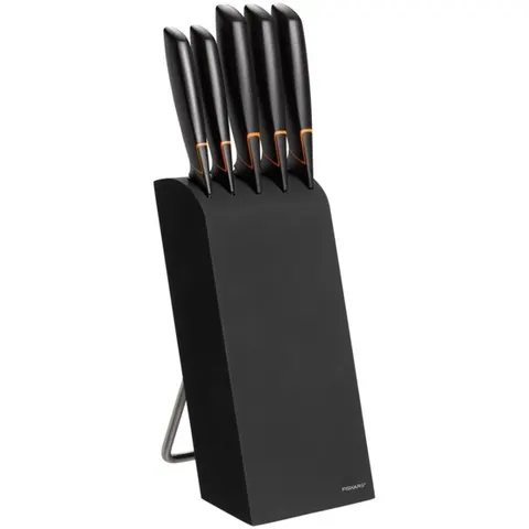 EDGE zestaw 5 noży w bloku Fiskars