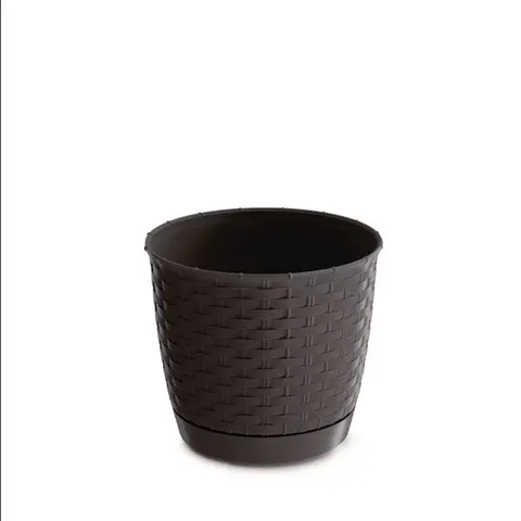 Doniczka plastikowa Ratolla Round Umbra 16,5 cm