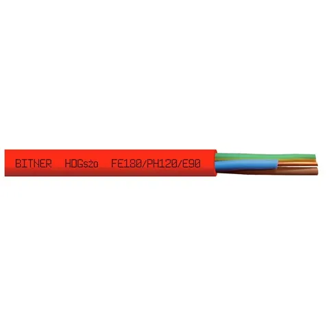 Przewód ognioodporny HDGs 2x1,5 FE180/PH120 E90 300/500V bezhalogenowy, elektroenergetyczny; B52001 BITNER