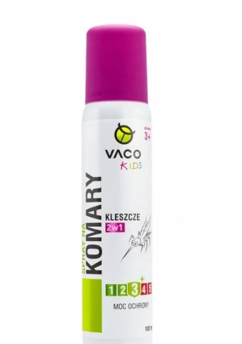 Vaco Spray Na Komary Kleszcze Meszki Dla Dzieci 3+ 100ml