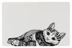 Trixie Podkładka pod miski Zentangle 44 × 28 cm