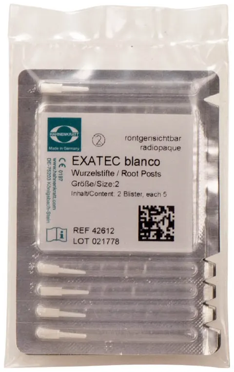 Exatec Blanco Wkłady z włókna szklanego #2 5szt./op. żółte