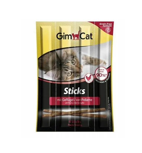Gimcat Przysmak Sticks Drób 4szt