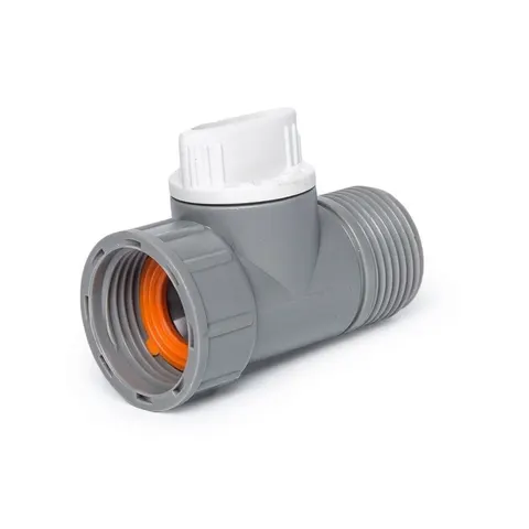Przyłącze z zaworem GW/GZ 3/4" WHITE LINE BRADAS
