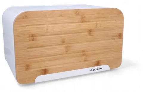 Chlebak Origano Z Deską Do Krojenia Biały Cookline