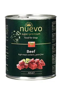 Nuevo Adult Wołowina Beef 800g Karma Mokra Dla Psów