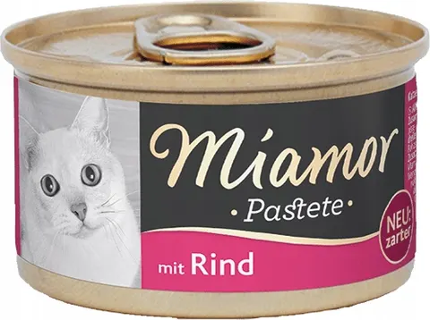 Miamor Pastete Wołowina 85g Karma Mokra Dla Kotów