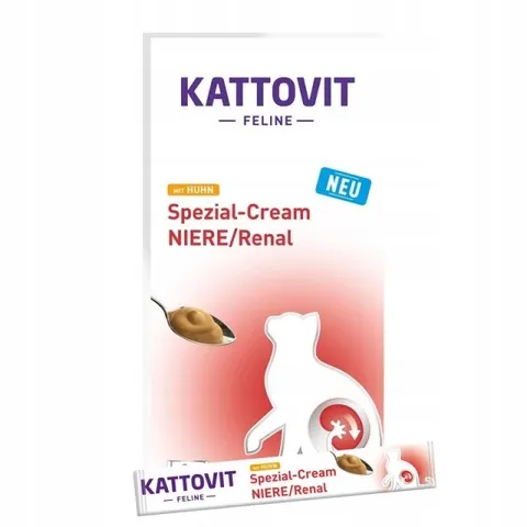 Kattovit Pasta Renal Cream 90g Z Kurczakiem 6x15g
