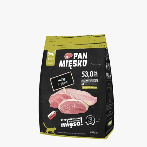 Karma sucha Pan Mięsko Indyk Z Gęsią 400G