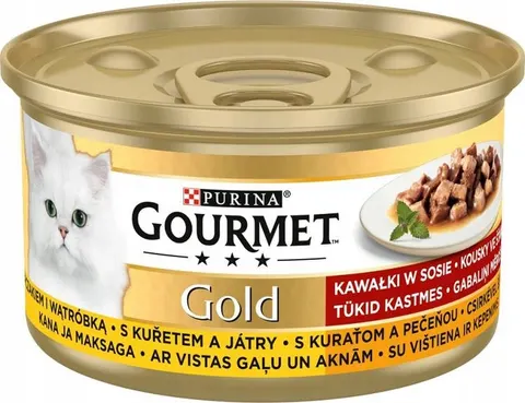 Karma mokra Purina Gourmet Gold Kurczak z wątróbka 85g