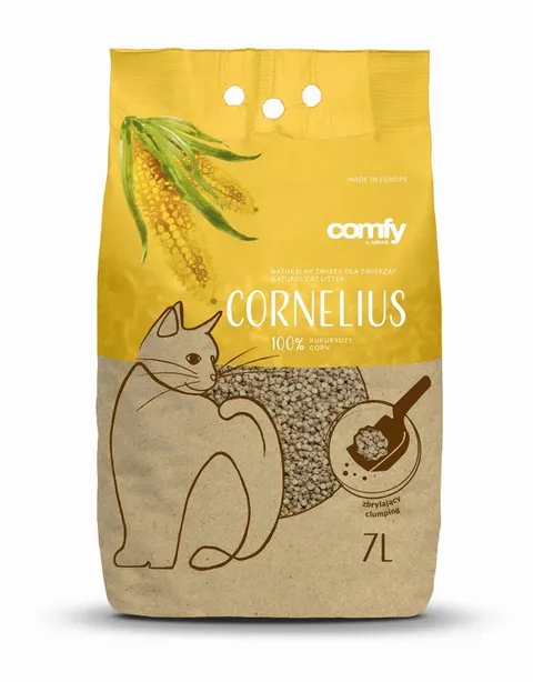 Żwirek Kukurydziany Cornelius Natural 7l Comfy
