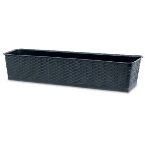 Prosperplast Skrzynka Balkonowa Ratolla Set Antracyt 80cm