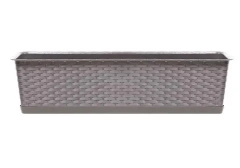 Skrzynka balkonowa Ratolla Case mocca 50 cm