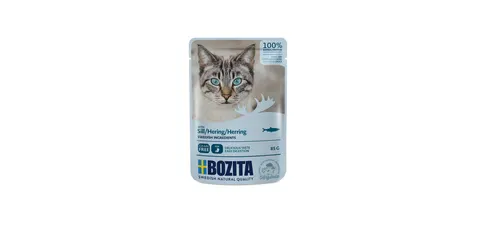 Bozita – Karma Mokra dla Kota Kawałki w Sosie ze Śledziem 85 g