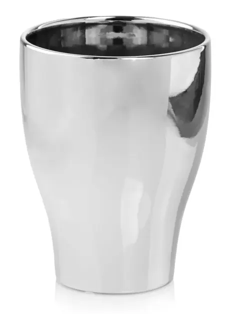 Osłonka ceramiczna srebrna 18 cm
