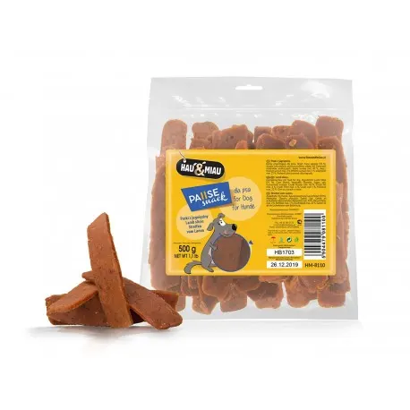Hau&Miau Pause Snack Paski z jagnięciny 500 g