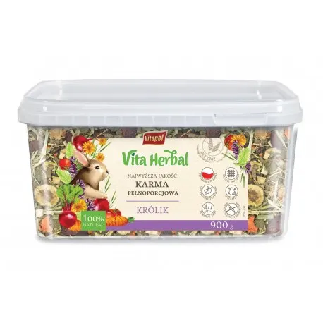 Pokarm Vita Herbal Dla Królika Wiaderko 900g