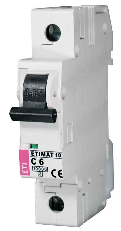 ETIMAT10 1P 10kA C 6A wyłącznik nadprądowy