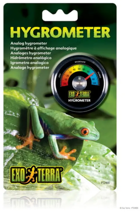 Exo Terra HIGROMETR Okrągły Precyzyjny Hydrometr do Terrarium Dokładny Analogowy 5cm