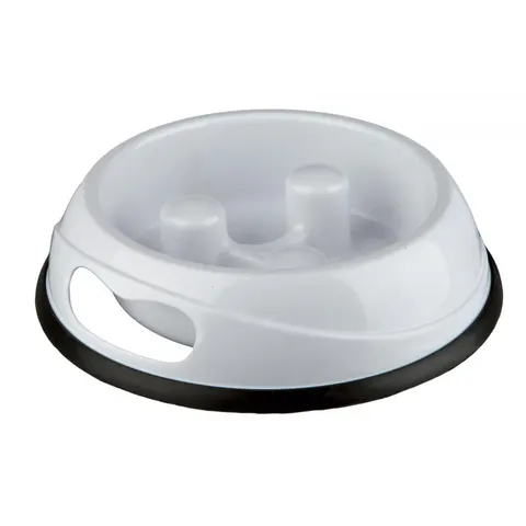Miska Plastikowa Wymuszająca Wolne Jedzenie 1,5l/Śr.27 Cm