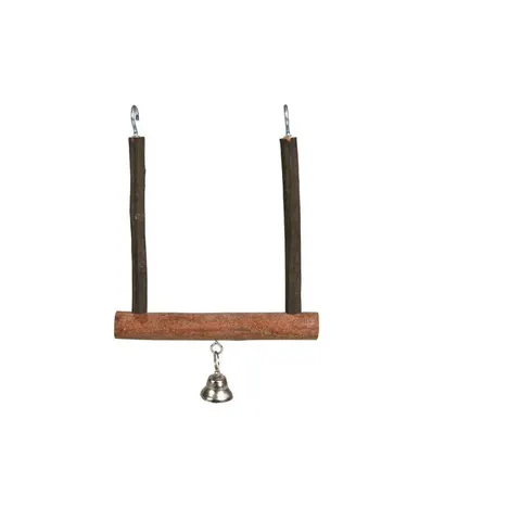 Huśtawka Drewniana Z Dzwoneczkiem 12,5cmx15cm Tx-5831
