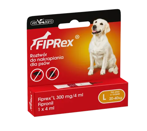 Fiprex Krople L-20-40kg 4ml