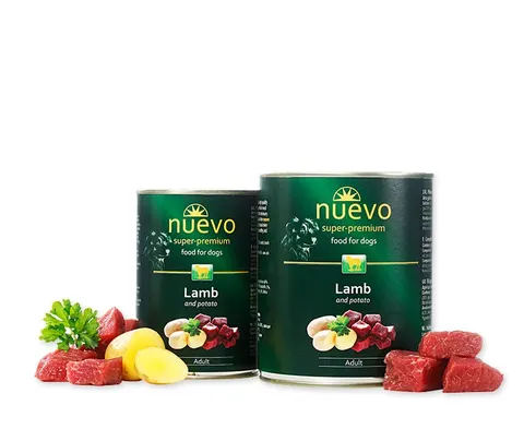 Nuevo Lamb Potato Adult 400G Karma Mokra Dla Psa