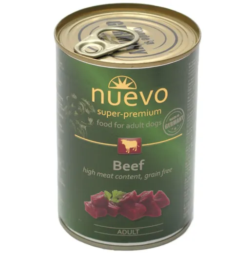 Nuevo Wołowina 400G Karma Mokra Dla Psa