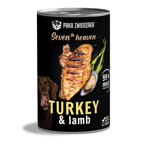 Karma mokra Paka Zwierzaka Indyk z Jagnięciną 400 g