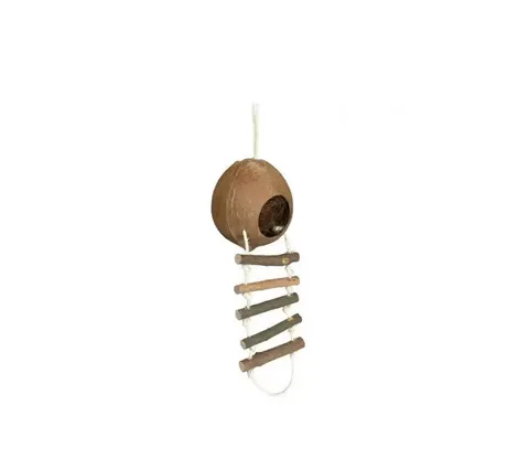 Domek Z Kokosu Z Drabinką Śr.13cm Tx-62102