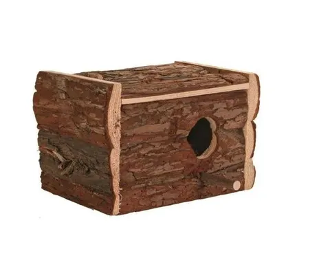 Domek Drewniany Dla Papug 21×13×12 Cm
