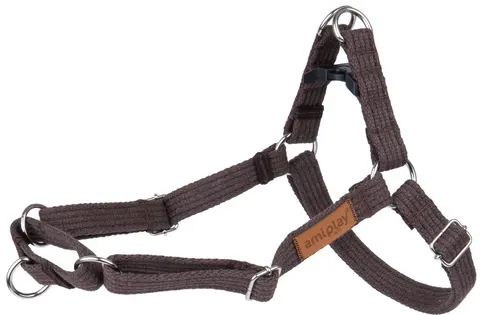 Amiplay Szelki Regulowane Easy Go Cotton Xl Brązowy