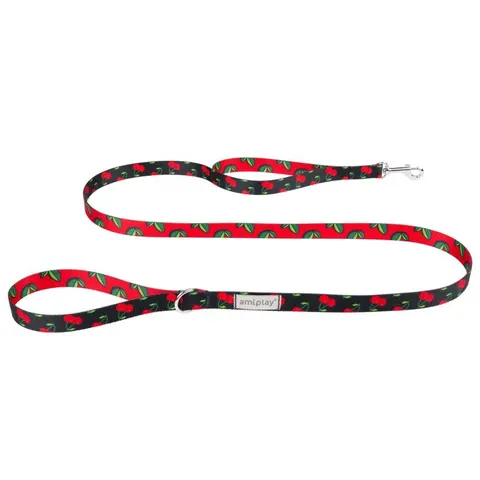 Amiplay Smycz Behappy Xl 150cm Cherry