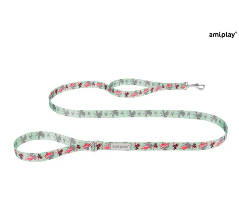 Amiplay Smycz 7 In 1 Be Happy L 100-200cm Flamingo 125759
