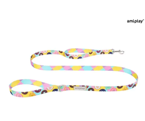 Amiplay Smycz 7 In 1 Be Happy S 100-200cm Donut 125730