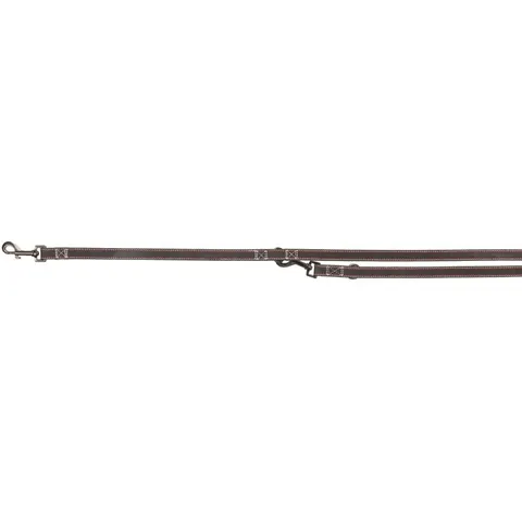 Smycz Regulowana Native S-M: 2.00m/ 15mm Antracyt Tx-17912