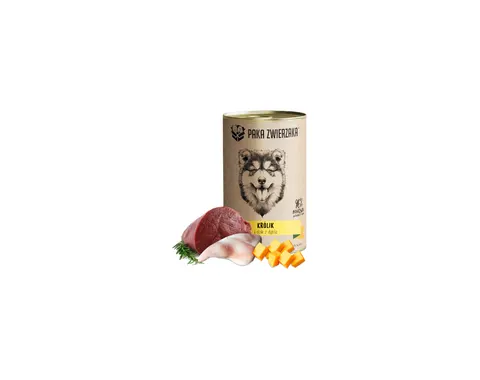 Karma mokra Paka Zwierzaka Królik I Dzik Z Dynią 400G