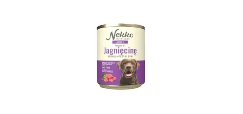 Karma Nekko Pies Jagnięcina Brokuł Pestki Dyni 800g