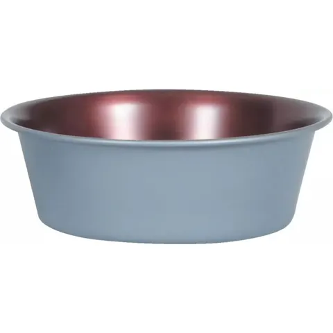 ZOLUX Copper miska antypoślizgowa inox dla psa i kota szaro-miedziana 600 ml