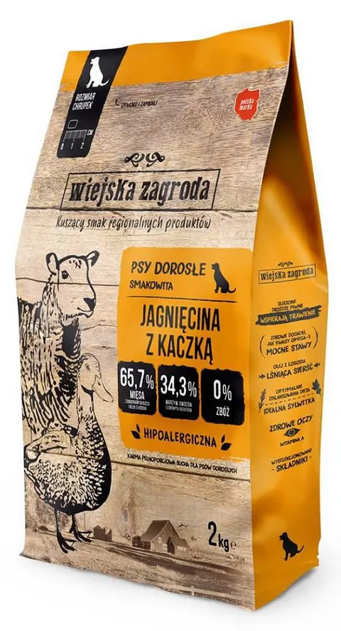 Karma Alphaspirit Wiejska Zagroda Jagnięcina Z Kaczką 2kg