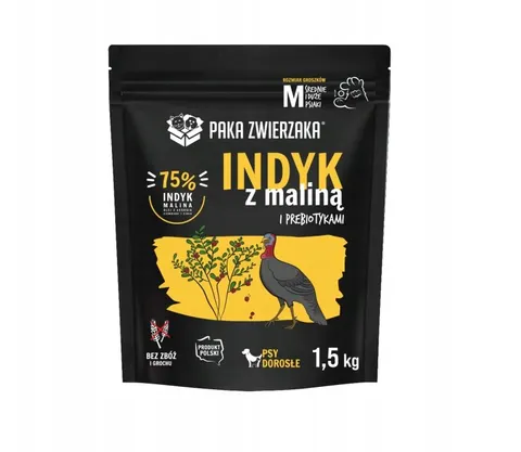 Karma sucha Paka Zwierzaka indyk 1,5 kg