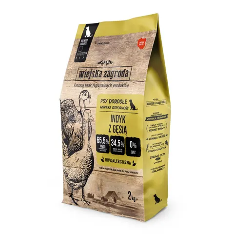 Karma sucha Wiejska Zagroda Indyk z Gęsią 2 kg