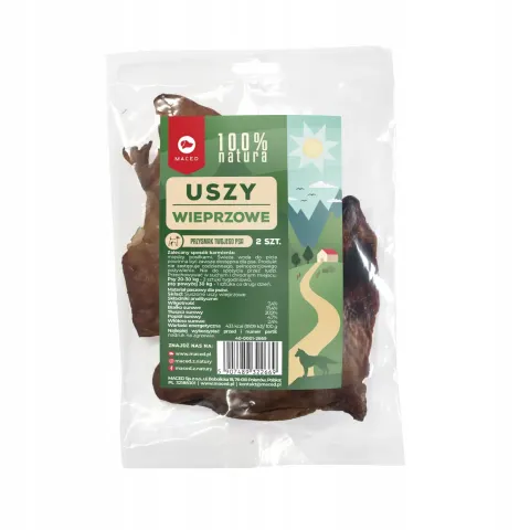 Maced Przysmak 100%Natura Ucho Wieprzowe 2 Szt