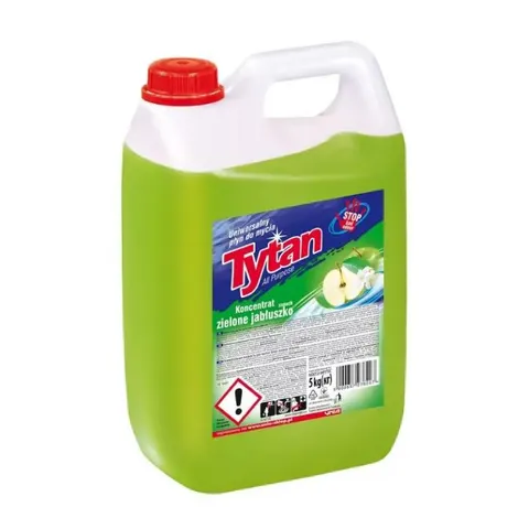 TYTAN Uniwersalny płyn do mycia koncentrat ZIELONE JABŁUSZKO, 5 kg